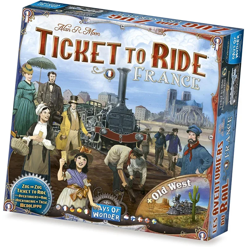 Explore the Beautiful Landscapes of France with Ticket to Ride France Board Game