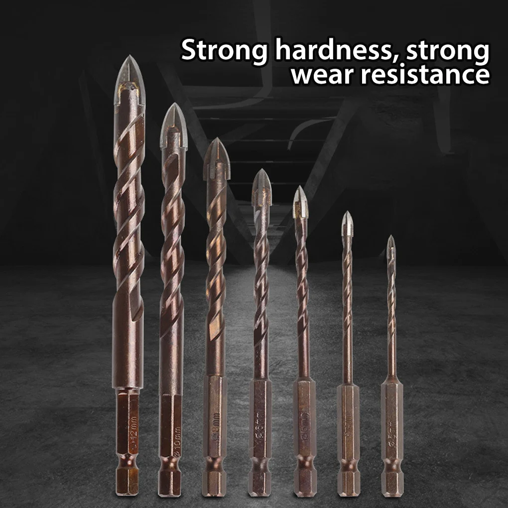 Tile Drilling Bit Triangular Glass Ceramic Ceramic Replaceable Accessories