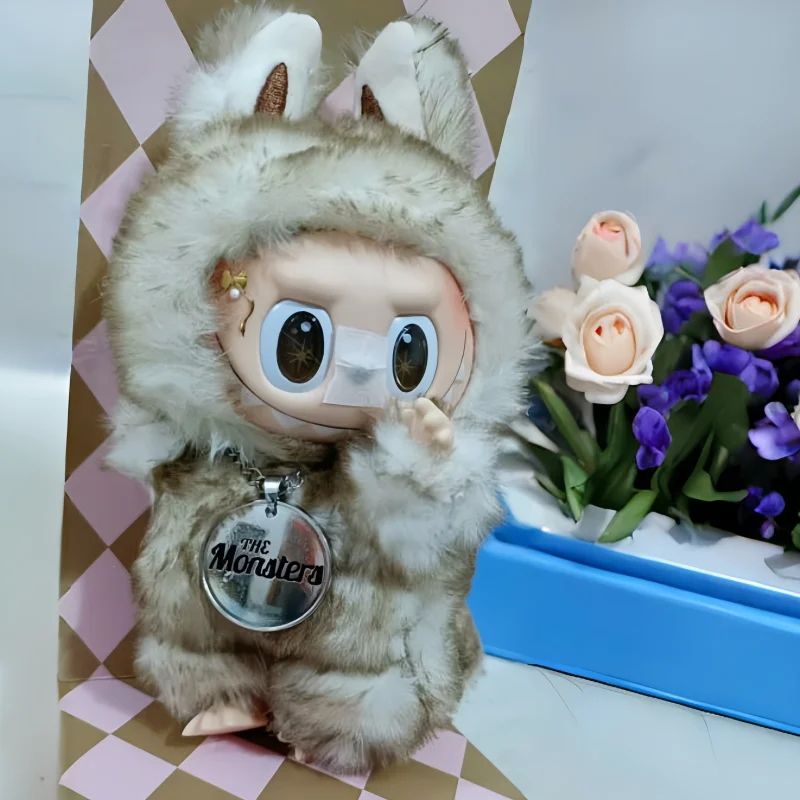 

Hot Sale The Mosther Labubu Change Series Box Cute Cake Doll Vinyl Face Toy Vigny Pendant Girl Accompanying Toy Birthday Gifts