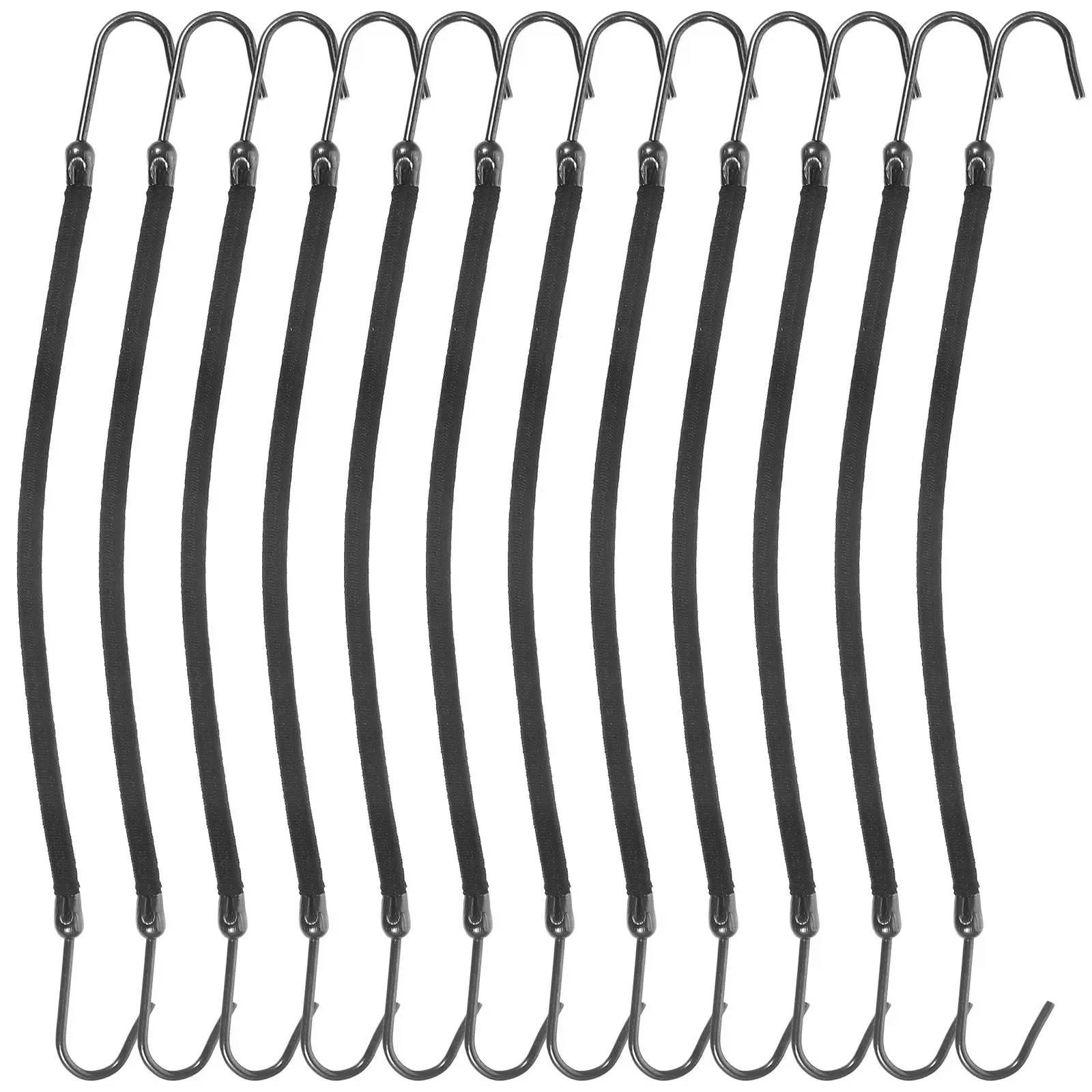 

12Pcs Bun Maker for Thick Hair Ponytail Hooks Bungee Elastics Holders Hairstyling Tools Natural Smooth Ponytail in Seconds