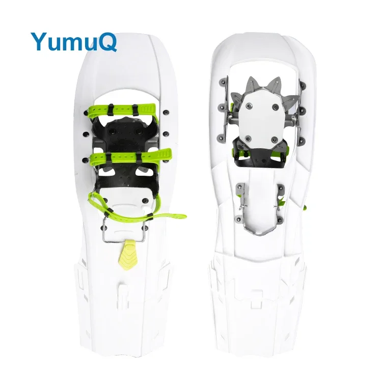 YumuQ Mini patines de esquí cortos ajustables, zapatos de nieve con relleno de Eva, profesionales con puntera, encuadernación Boa