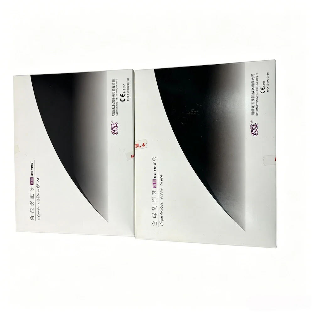 Fotografia 5: Dentes de Resina Sintética para Prótese Dentária Completa, Tons A1 A2 A3, Dentes Falsos de Acrílico para Treinamento Odontológico