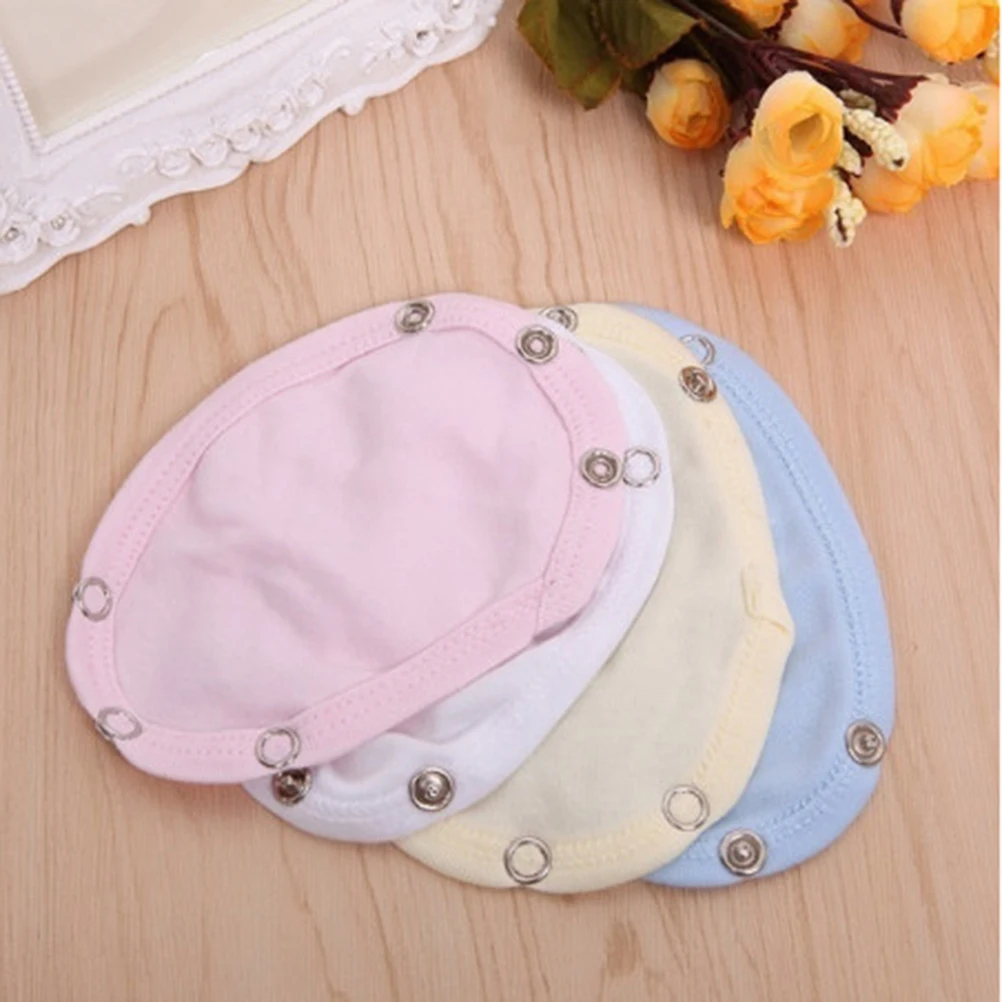 

2pcs Baby Bodysuit Jumpsuit Extension Snap Fastener Reusable Cotton Breathable Short Pants Climbing Wear for Boys Girls