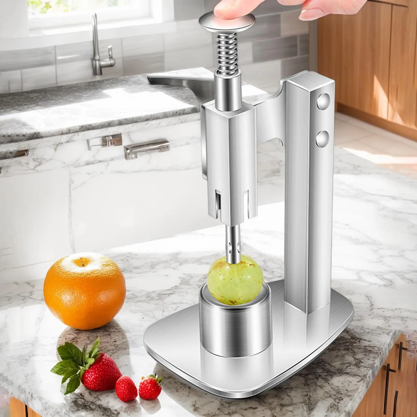 Stainless Steel Red Dates Corer Manual Jujube Pitter Multi purpose press type cherry corer for household Oil orange seeder