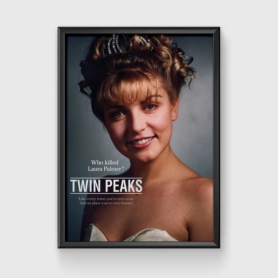 Twin Peaks 1990 شيريل لي كما لورا بالمر ملصقات جدار الفن روما الديكور