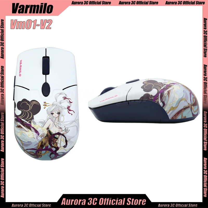 

Varmilo Vm01-V2 Gamer Mouse Wireless Mouse 2.4G Lightweight Mouse 16000dpi Office Mice National Style For Windows/Mac Os Gifts