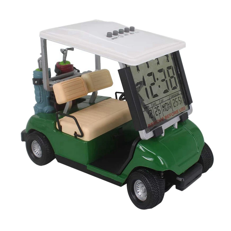 

Toy Golf Cart Golf Alloy Mini Model Mini Golf Cart Clock Golf Cart Toy Novelty Christmas Gift