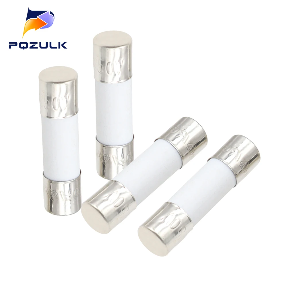 5X20MM 6X30MM Fast Blow Ceramic Fuse Tube 250V 0.5 1 2 3 4 5 6 8 10 15 20 25 30A AMP 5*20 6*30 Slow Down The Car Fuse