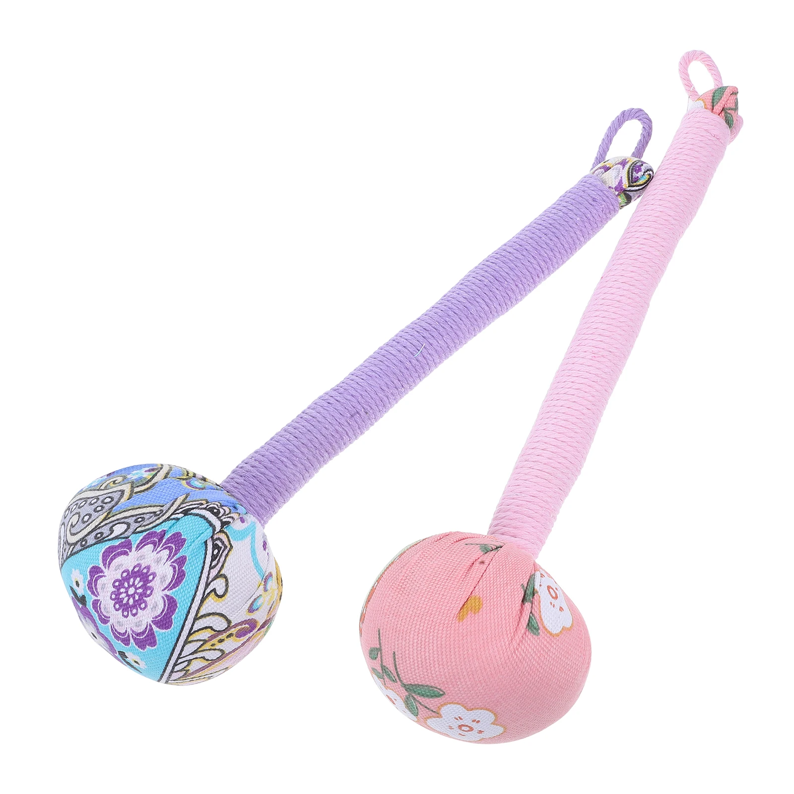 2Pcs Herbal Wormwood Massage Hammer Handheld Manual Body Massager for Muscle Relaxation Portable Home Office Therapy