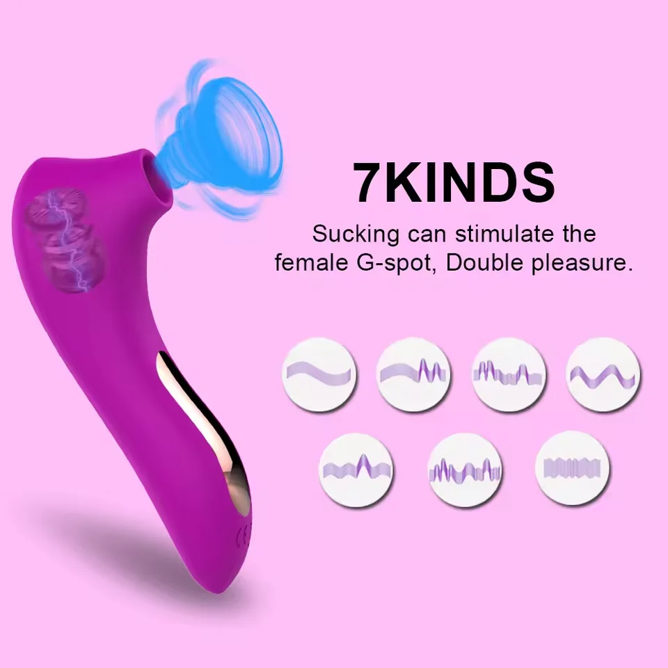 Powerful Vibrator for Women Female Sucker Masturbation Nipple Vacuum Clitoris Stimulator Vibrators for Women Adult Sex Toys 18+ image 2