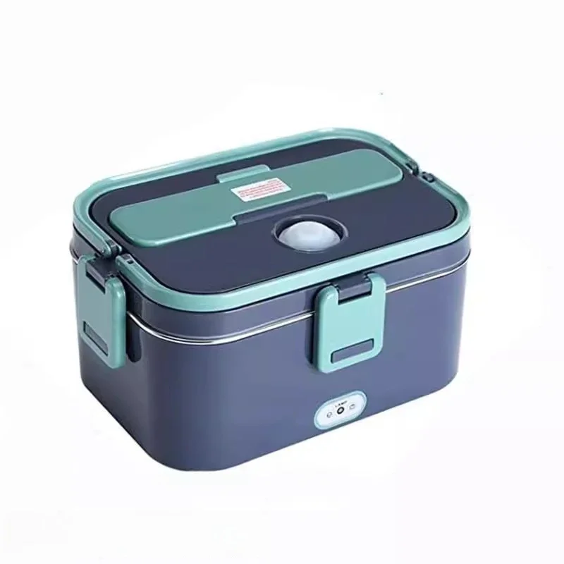 

1.8L home car-mounted dual-purpose electric lunch box plug-in waterless heating lunch box hot meal artifact