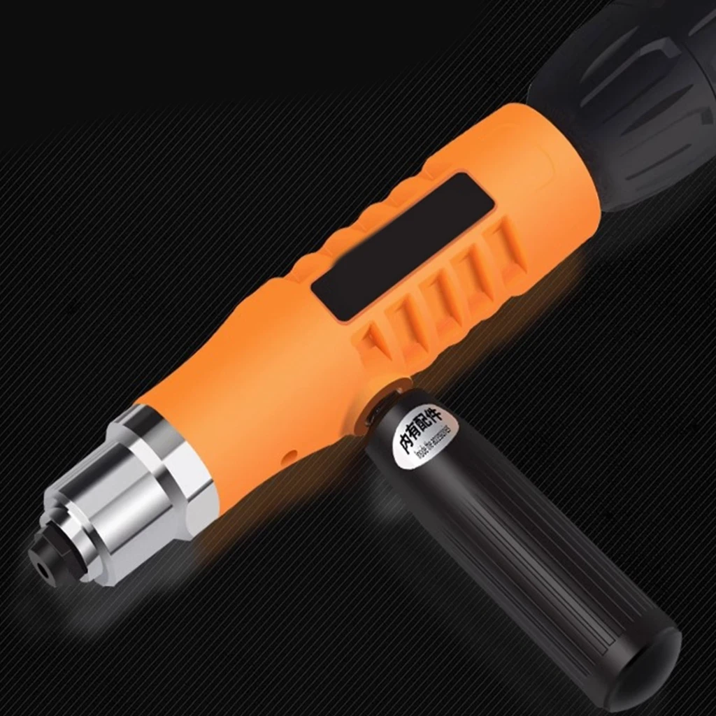 Rivet Guns Adapter Electric Rivet Guns Head Set Cordless Riveting Guns Drill Tool High Hardness Riveter Drill Attachment