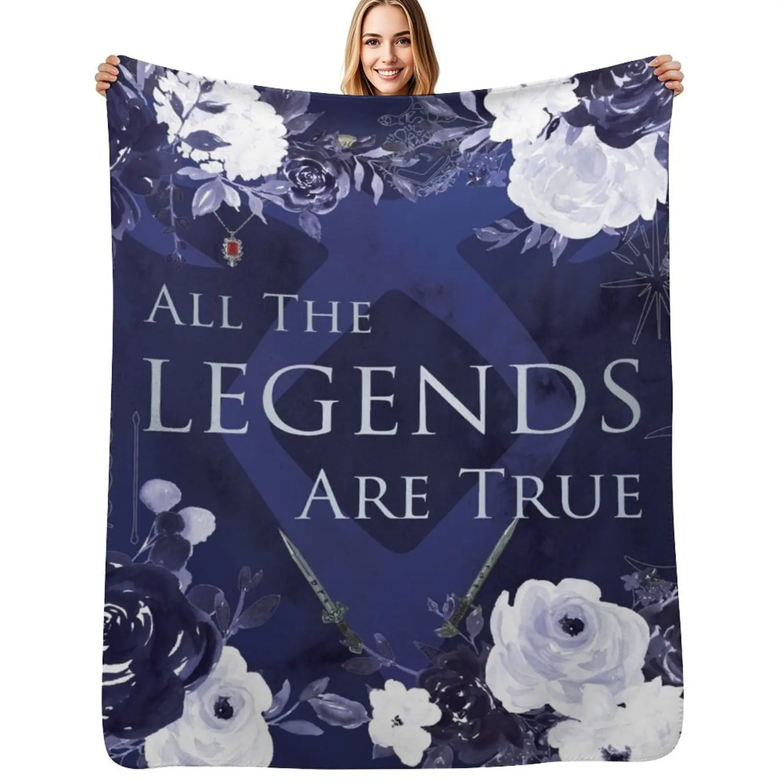 

Legends Throw Blanket Blankets For Baby Multi-Purpose christmas decoration Warm Blankets
