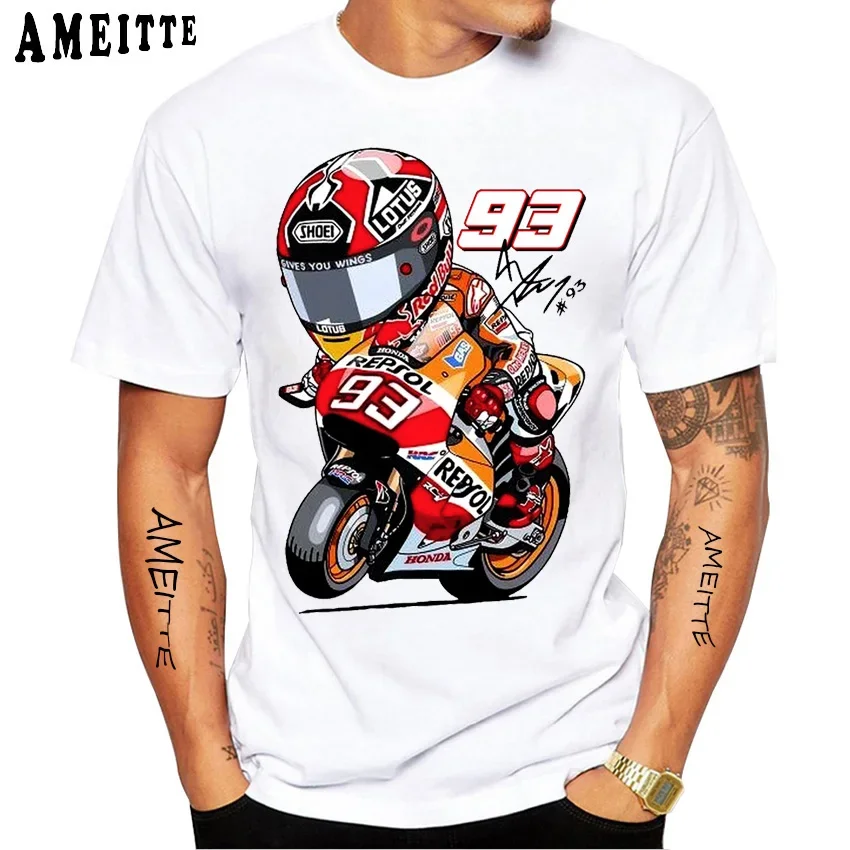 

GP Legend Big Red Ant Riding Racing T-Shirt Hip Hop Boy Motorcycle Rider Clothes GS Adventure Sport Men T Shirt Mans White Tees