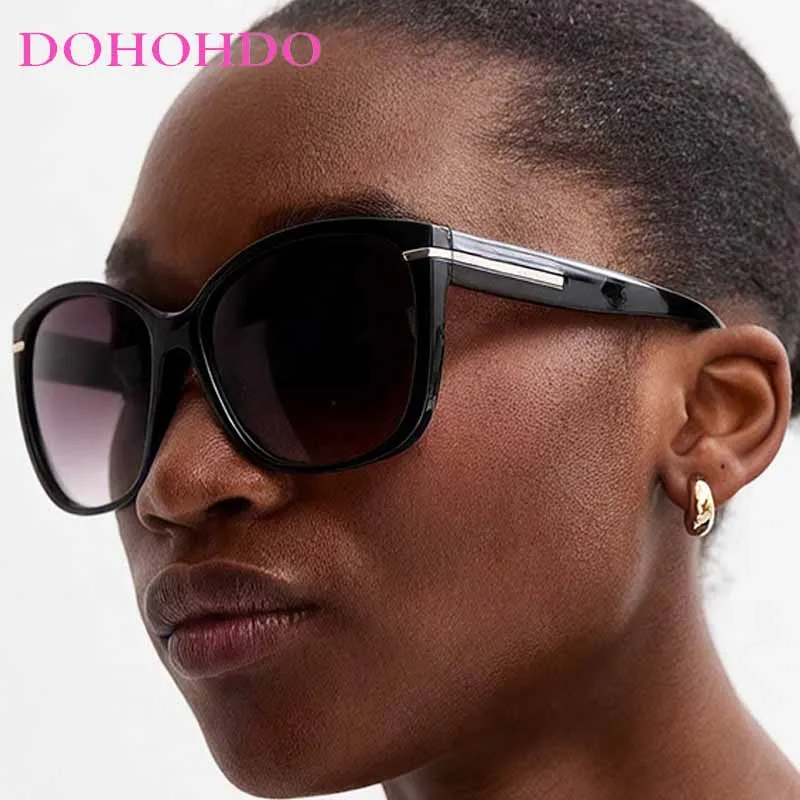 

New Luxury Designer Oversized Cat Eye Women's Sunglasses Trend Punk Men Sunglass Outdoor Driving Travel Shade Eyewear Очки UV400