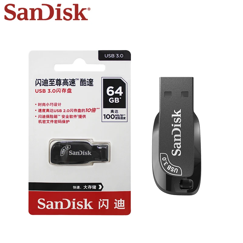 

SanDisk CZ410 USB 100% флеш-накопитель, 32 ГБ, 64 ГБ, 3,0 Гб, 128 ГБ, 256 ГБ