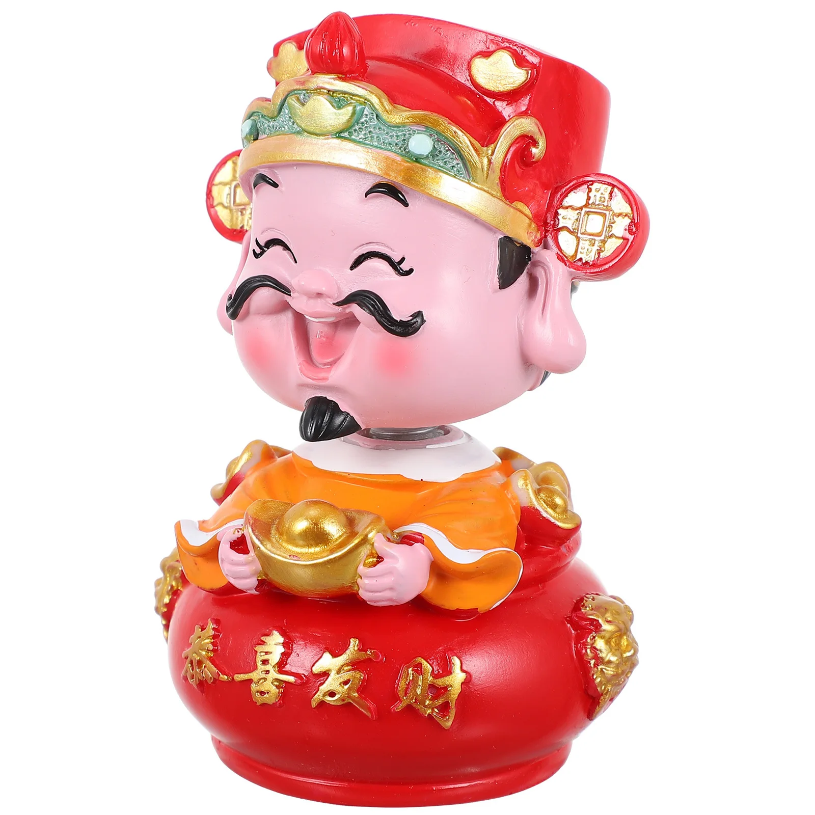 

Chinese New Year Decorations Interior Statue Fortune Figurine Cai Shen Statues Crafts Ornaments