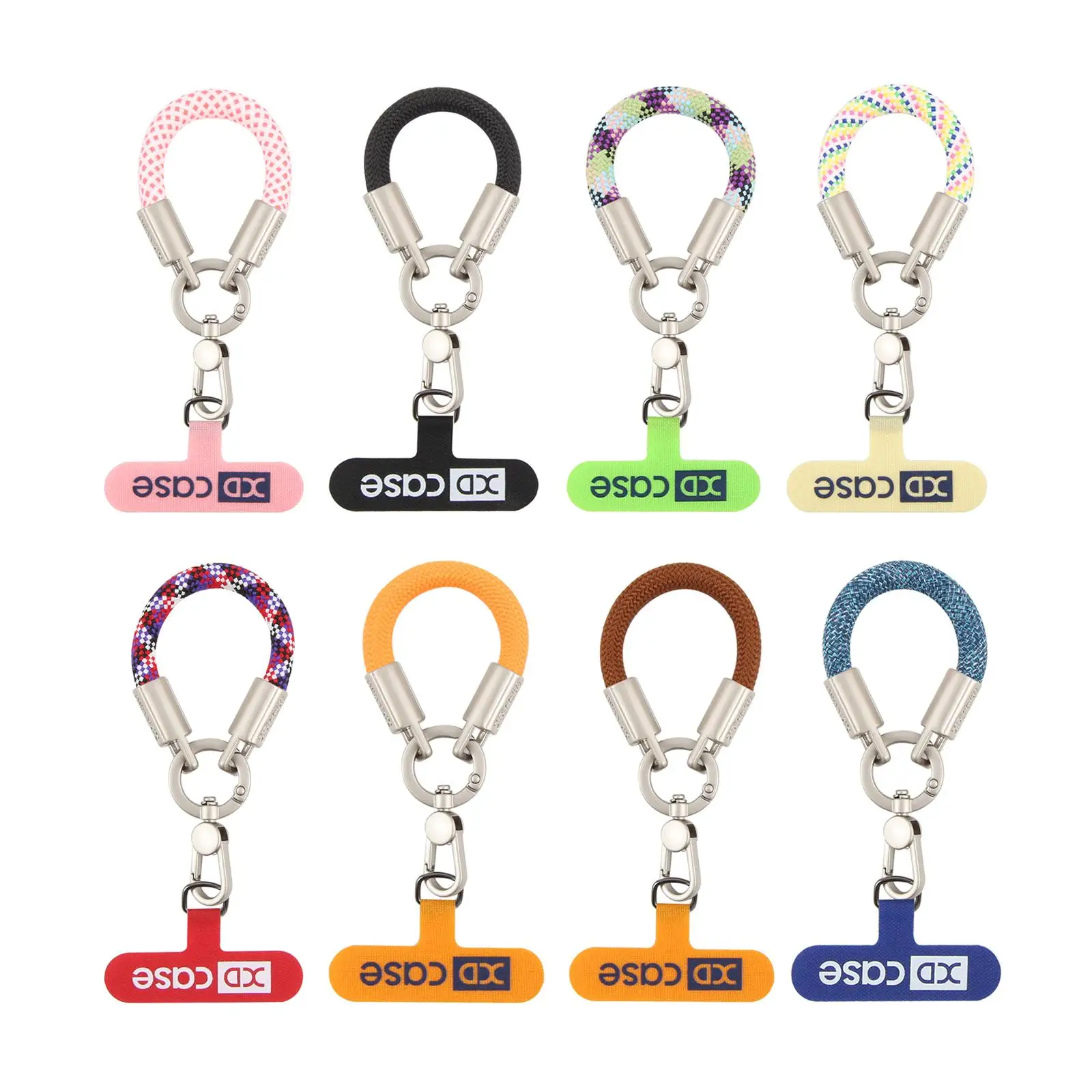 

XDcase10.6cm Fashionable Phone Case Rope Anti-Lost Phone Wrist Lanyard Safety Tether with Metal Buckle