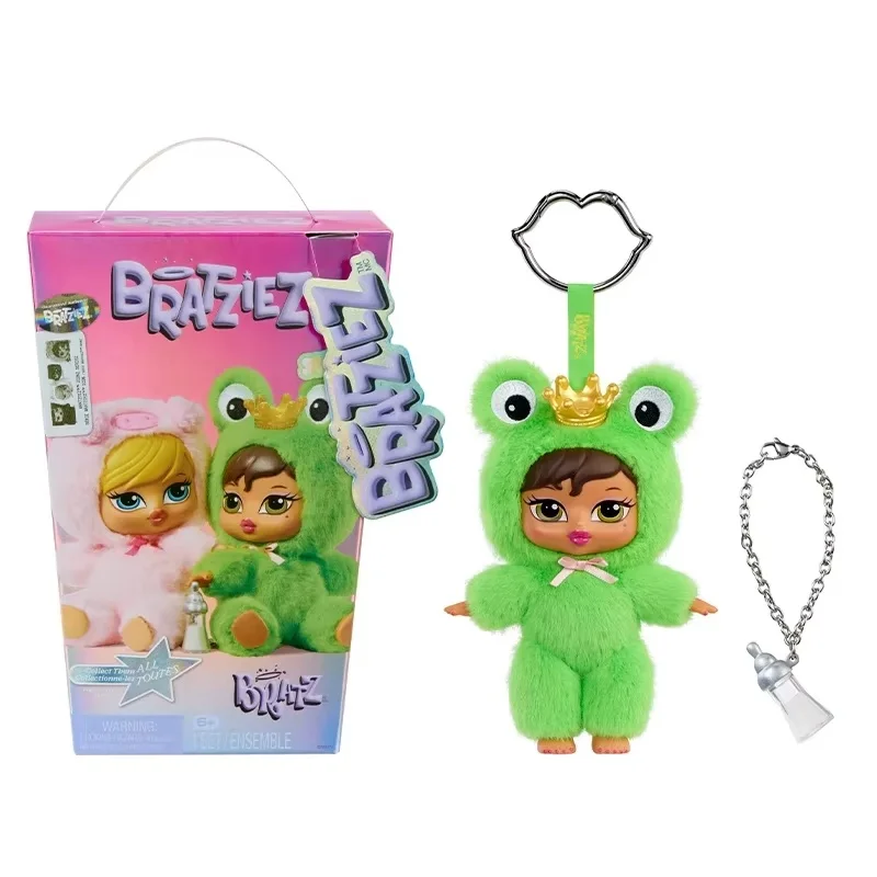 Originele Mga Bratz Bratziez Sleutelhanger Blind Box Bunny Outfit Anime Figuur Zwarte Kat Outfit Mystery Box Model Ornament Op Voorraad
