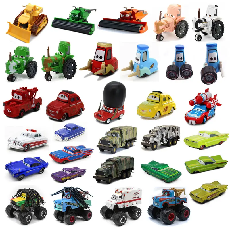 Disney Pixar Cars 2 3  Toy Vehicles special style  Harvester Bullfighter Bulldozer Metal Car Toy Kids Birthday Gift boy toy