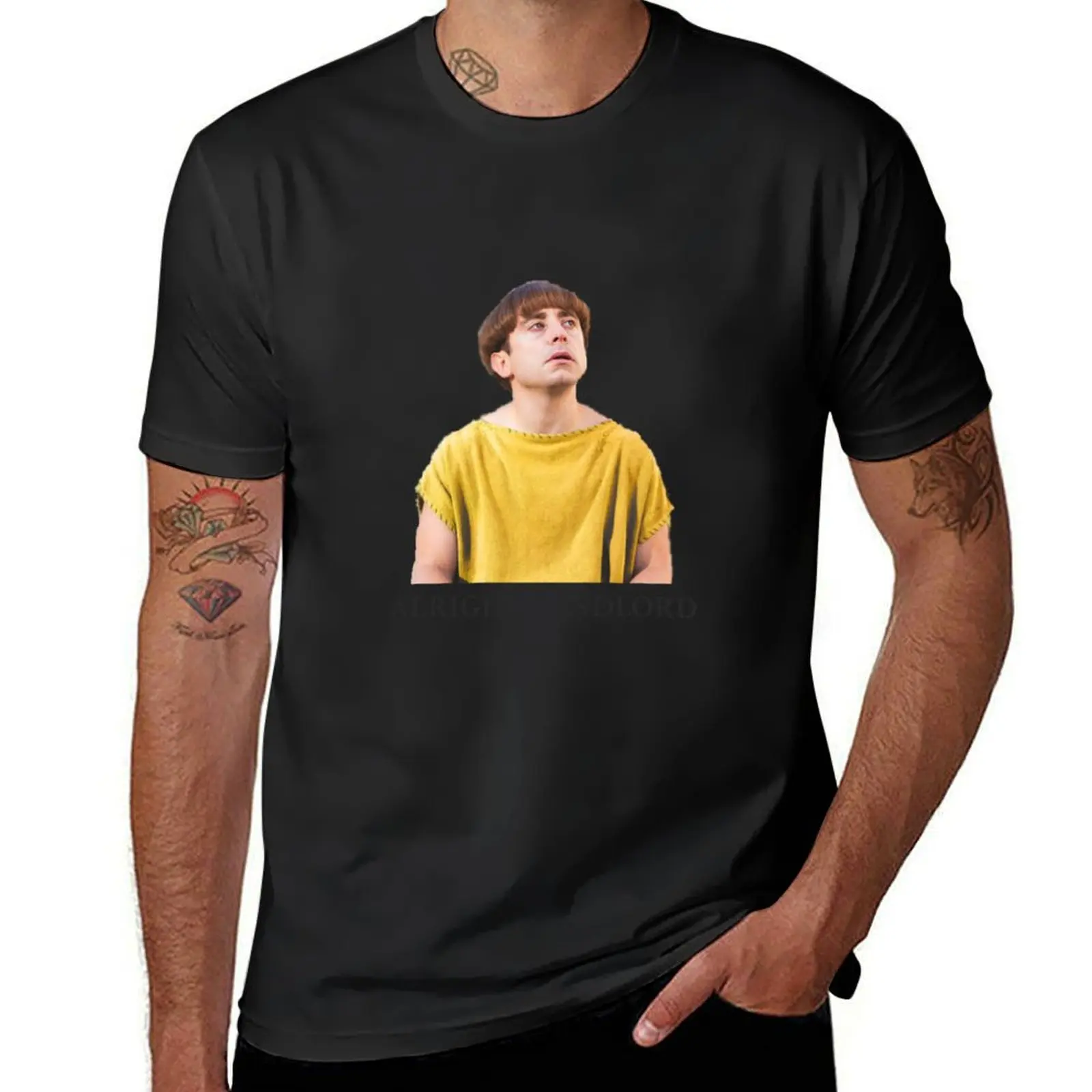 Plebs Grumio - Alright Landlord Quote (Plain Background) T-Shirt quick-drying cute tops oversized t shirts for men