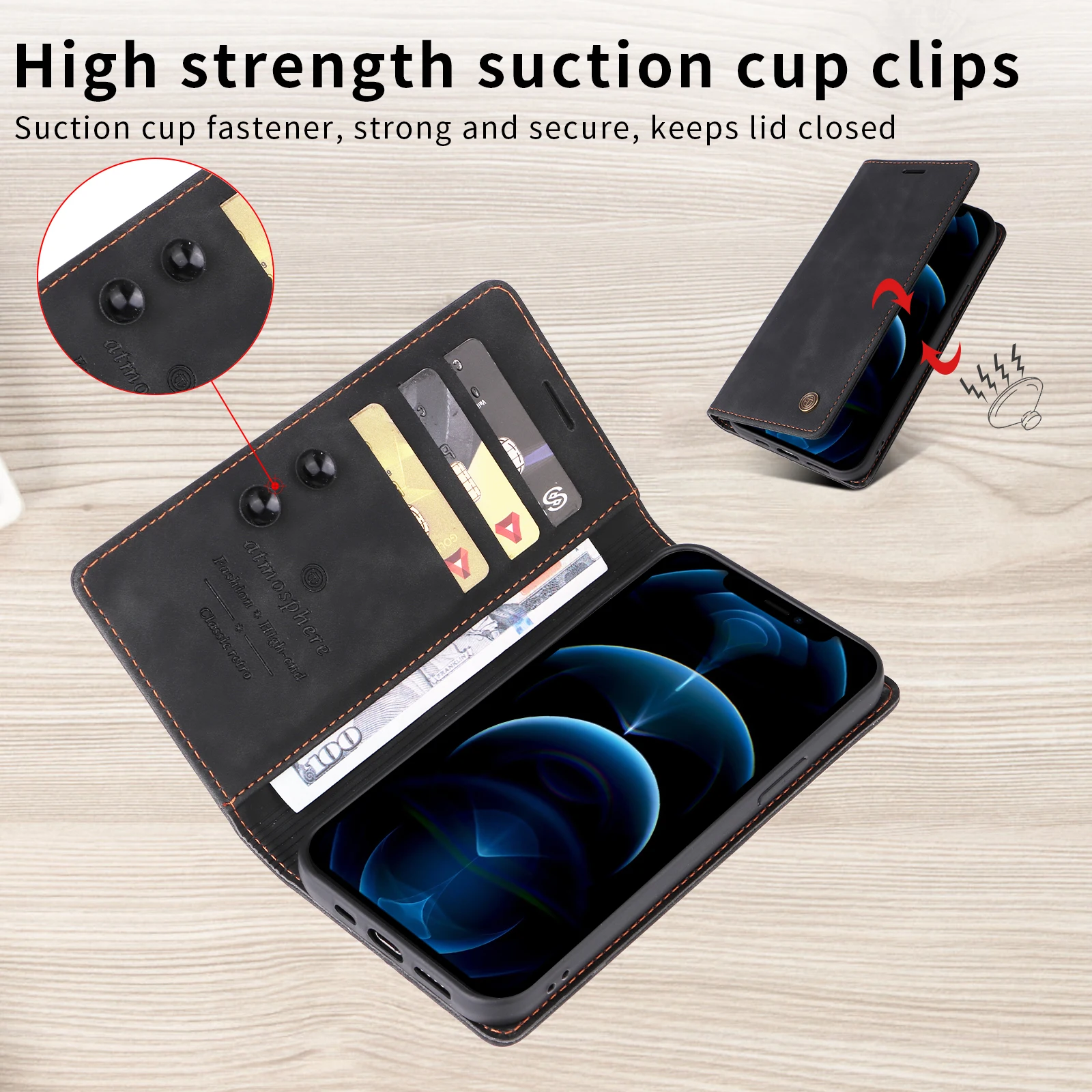 Matte Leather Flip Cover For Xiaomi Redmi Note 13 12 11 10 9 8 Pro Plus 12S 11S 10S 9S Wallet Case  Magnetic Retro