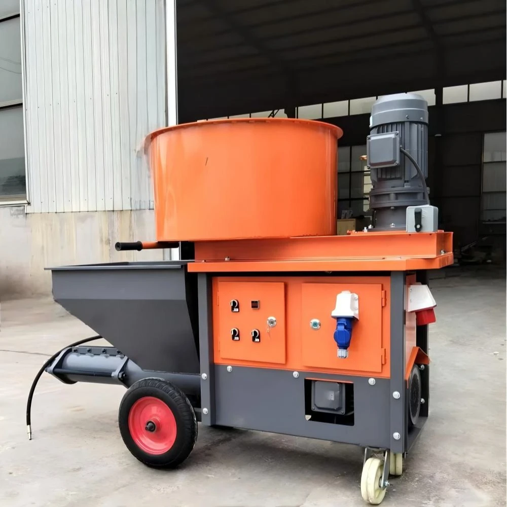 

High Quality Wall Plaster Price in India Fully Automatic Cement Sand Spray Mesh Rendering Plastering Machine
