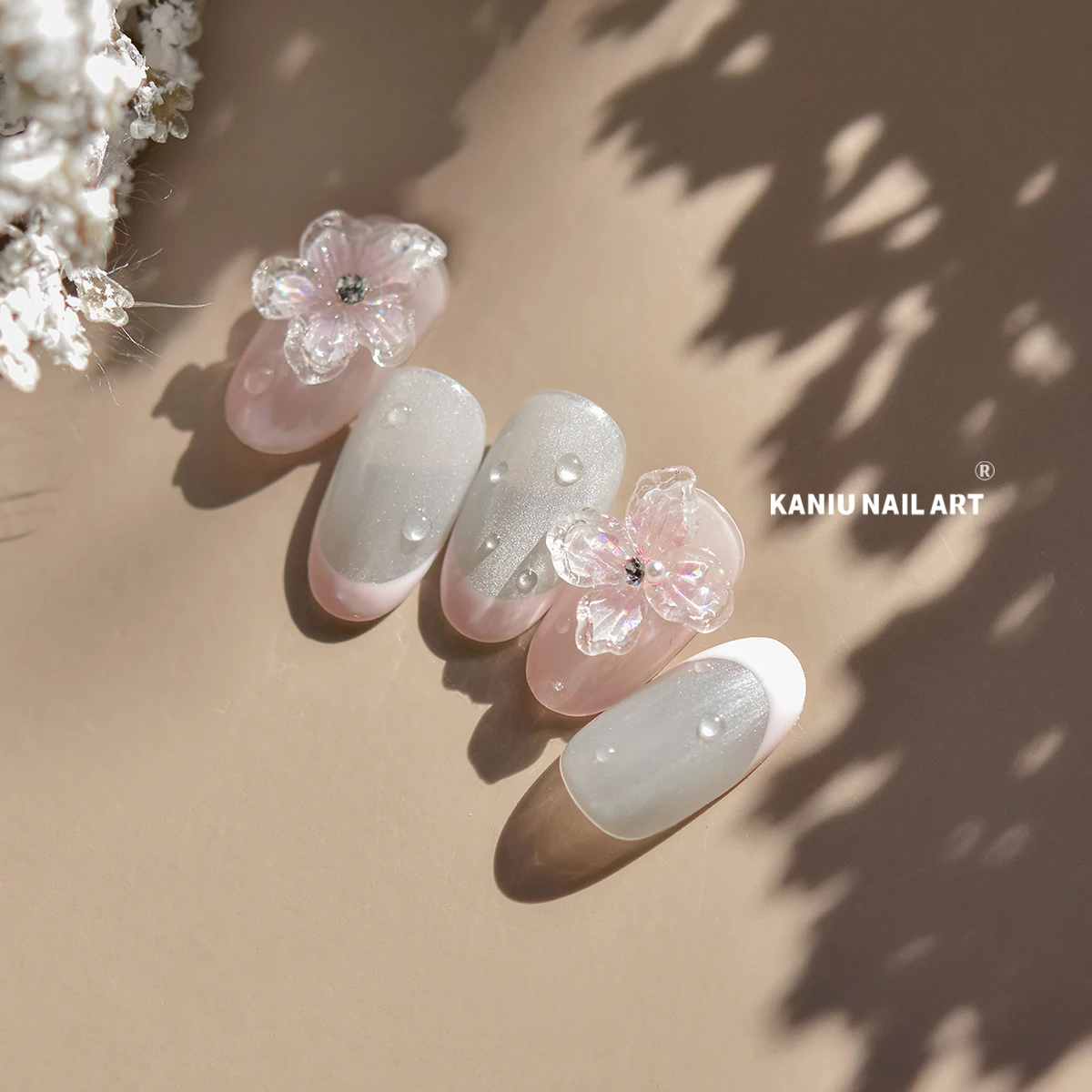 

1Pc3D Vintage Red Blue Rose Flower Sticker Laser Gold Silver Nail Stickers Nail Art Decal Design Manicure Nail Art Stickers ﻿