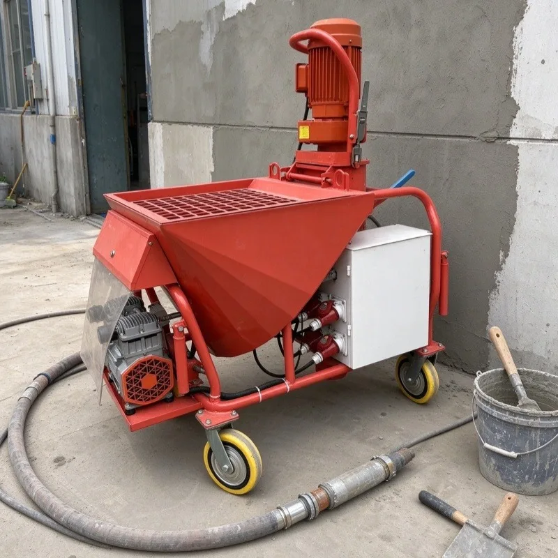 Plestering Mortar Putty Gypsum Auto Wall Spray Cement Plaster Machine
