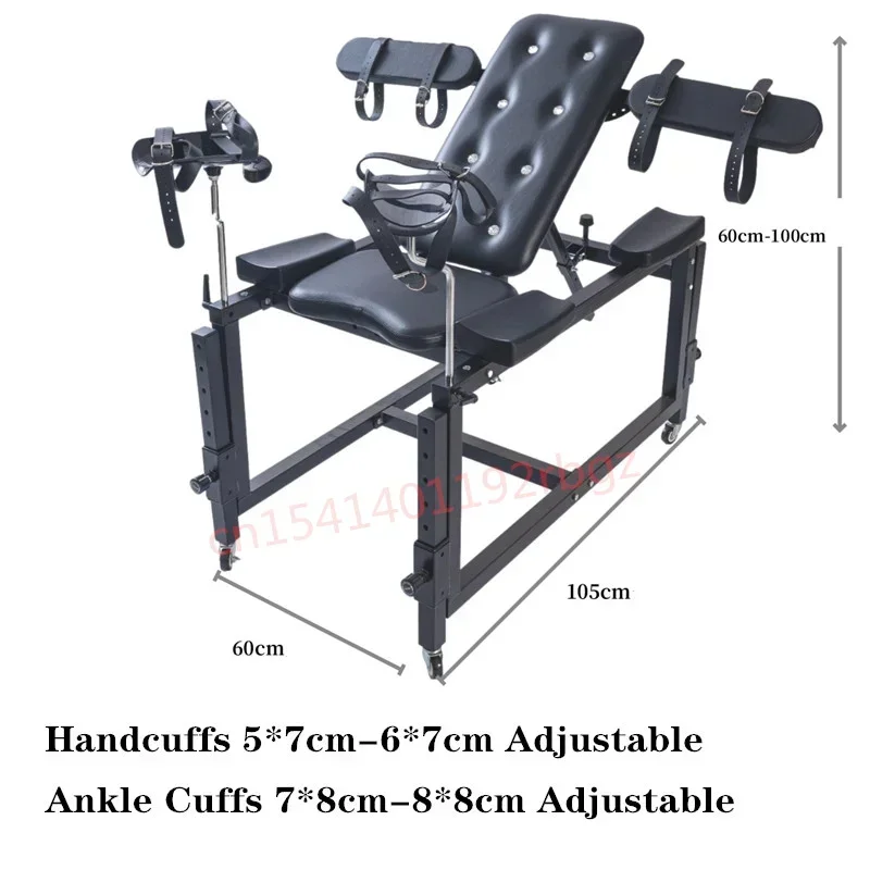 Multiple Sex Chair for Couples Flirting Body Bondage Forced Split Leg Chair AV Props BDSM Sex Machine Vibrator Sex Sofa Bed