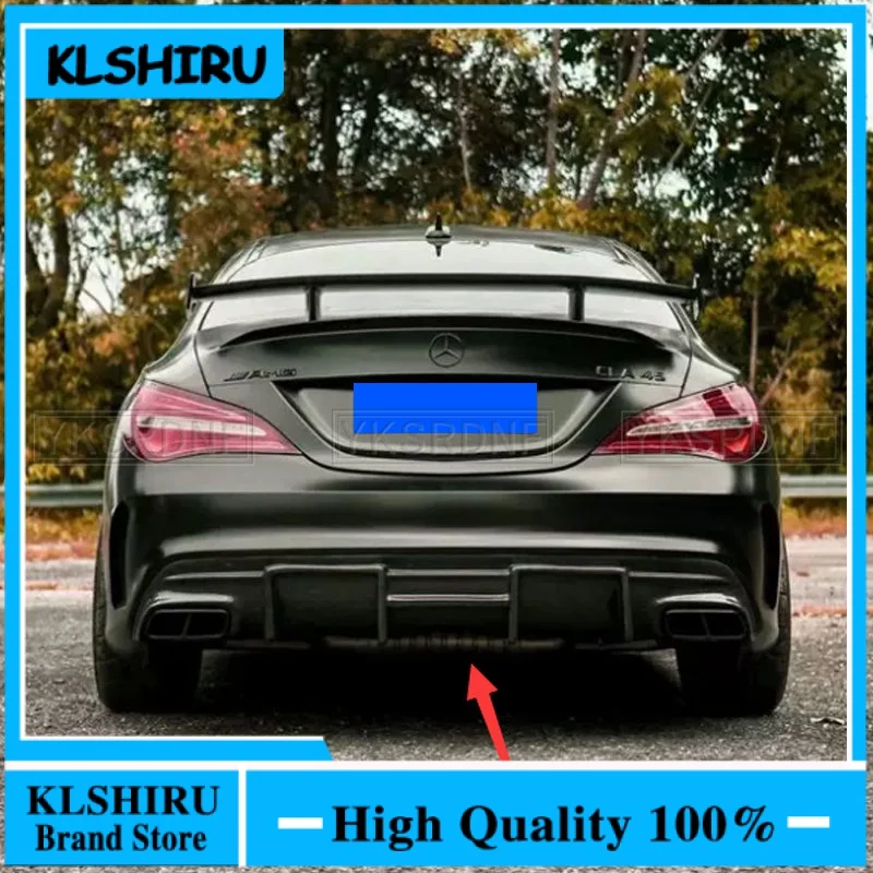 

Real Carbon Fiber Rear Bumper Lip Diffuser For Mercedes Benz CLA Class W117 CLA200 CLA250 CLA260 CLA45 2013-2019 Car Styling