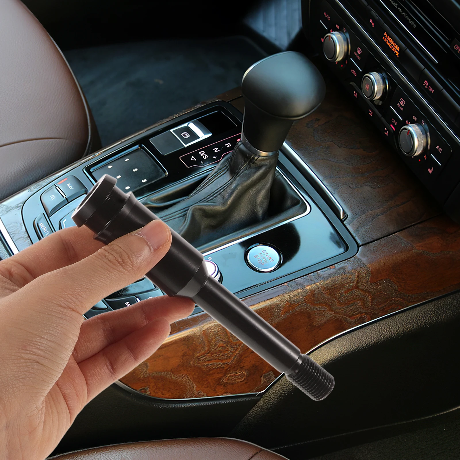 

Extended Gear Lever Car Shifter Knob Truck Extender Manual Transmission Racing Shift Head Extension Rod Aluminum Alloy Easy