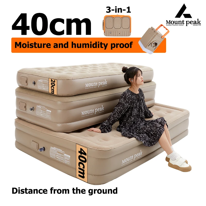 Mountpeak air cushion outdoor portable fully automatic air cushion floor-standing home camping tent new sleeping pad 2-3 people