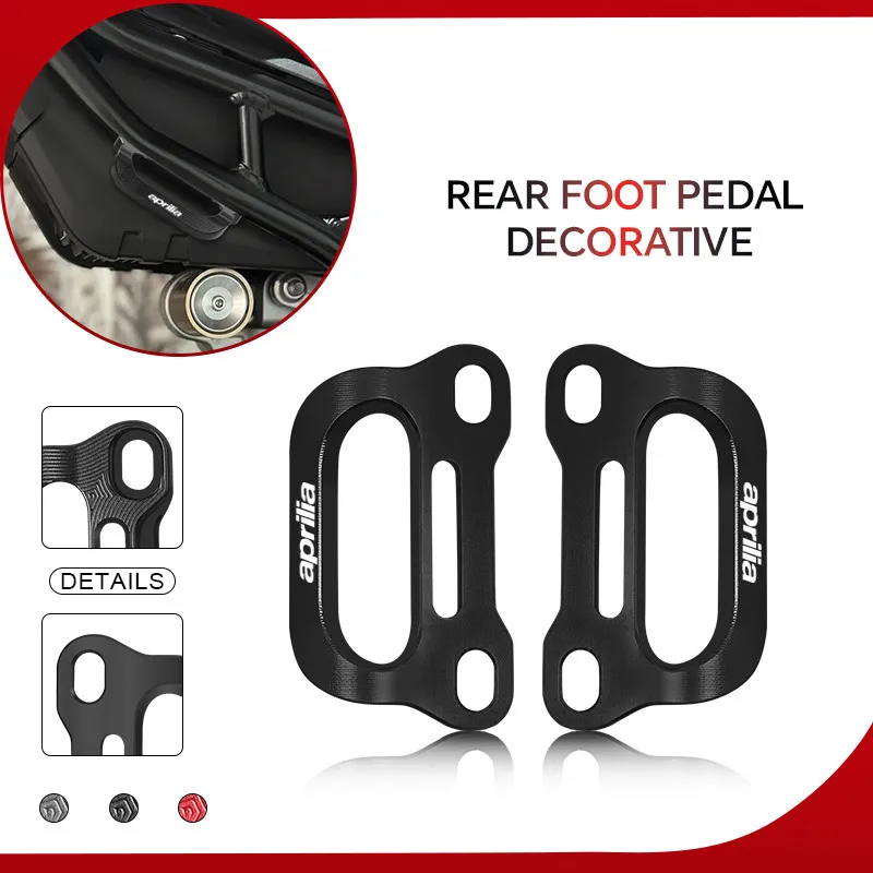 

rsv4 Rear Foot Decorative For RSV4 TUONOV4 V4 1100 factory TUONO660 Motorcycle Rear Armrest Footrest Pedal Remove Hole Cover