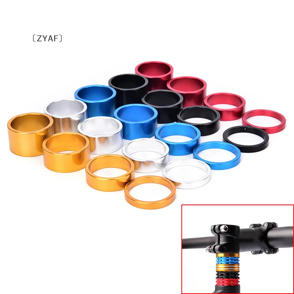 

らZYAF Steuer4 шт. Проставка для велосипедной гарнитуры, шайба для гарнитуры для шоссейного велосипеда, проставка для вилки переднего выноса