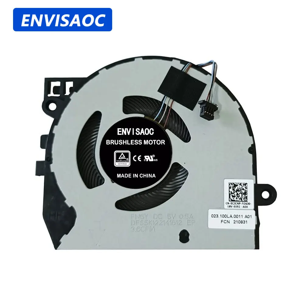 OEM For Dell Latitude 13 5320 E5320 P138G 2-in-1 Laptop CPU Cooling Fan Heatsink Fans Cooler 0CJCNP EG50040S1-CM30-S9A DC5V 4Pin