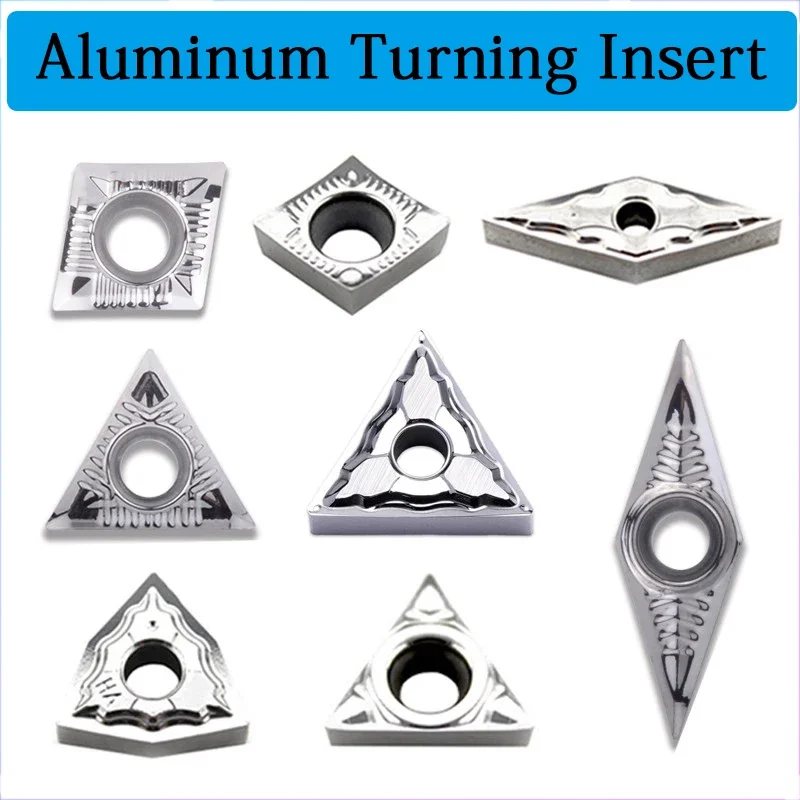 アルミインサート DCGT070202 AK HO1 DCGT070204 DCGT070208 DCGT11T302DCGT11T304 DCGT11T308 CNC旋盤用旋削工具