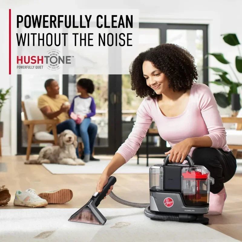 QWHoovvers ONEPWR CleanSlate Cordless Carpet & Upholstery Spot Cleaner,Stain Remover,Portable,BH14000V,Silver