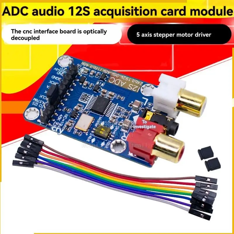 

A93P Master Slave Mode 12S Поддержка карты захвата звука Вход 3,5 мм/RCA I2S Плата разработки модуля карты захвата 24 бит 192 К 96 К 4