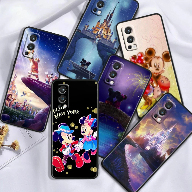 

Disney Mickey Minnie Cute For OnePlus 11 10T 10R 9R 8T 7T Nord N300 N200 N100 2T CE2 Lite N20 N10 Pro Black Soft Phone Case