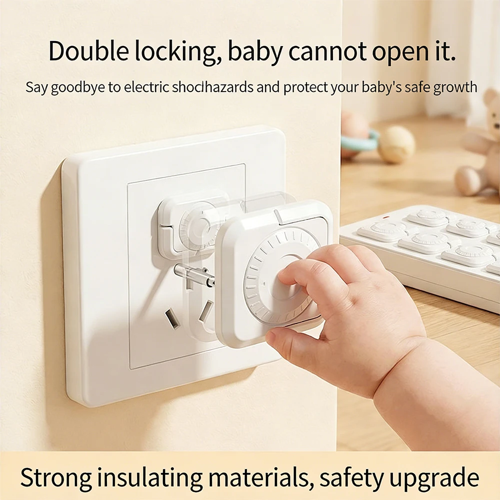 

Защитные накладки на электрические розетки для детей, прочные, от поражения током, 12 шт. (2-х и 3-х гнездовые)