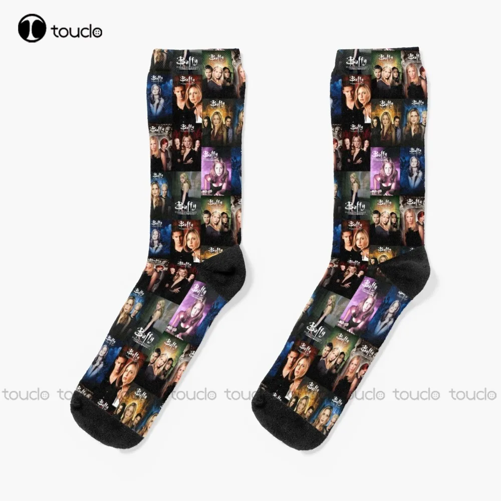 Buffy Mix Seasons Socks Gym Socks Street Skateboard Socks 360° Digital Print Design Cute Socks  New Popular Funny Gift