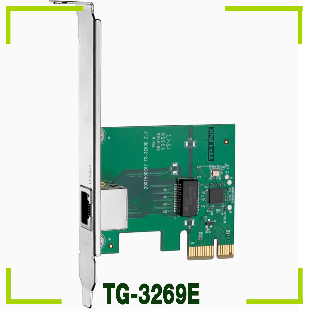 For TP-LINK PCI-E high-speed wired network card desktop computer server with built-in RJ45 port TG-3269E