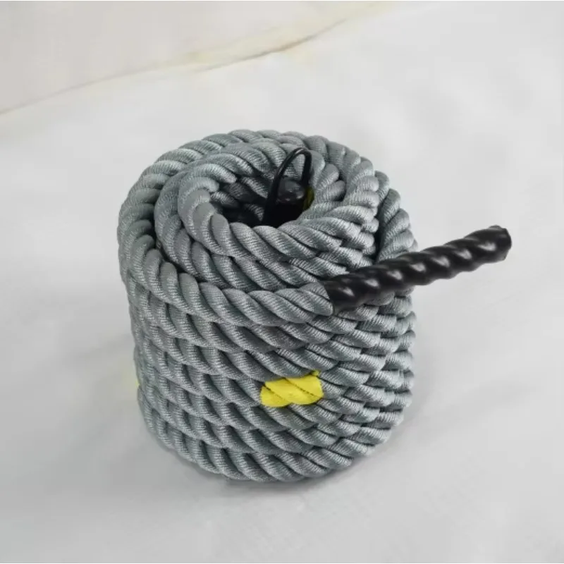 Heavy Duty Sled Pulling Training Rope Smooth Tough Surface Pressure Resistant For Functional Gym Exercise