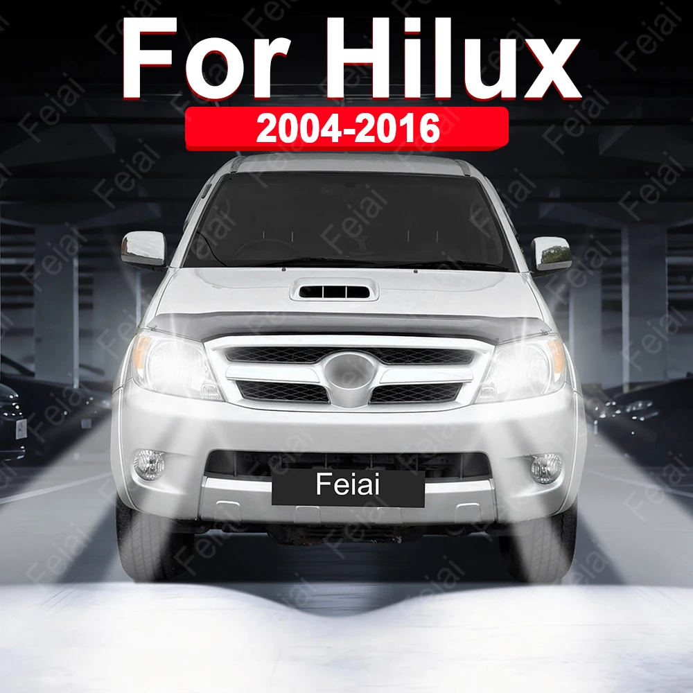 Светодиодные лампы для фар Toyota Hilux Vigo 2004-2015, аксессуары для Hilux, автомобильные фары