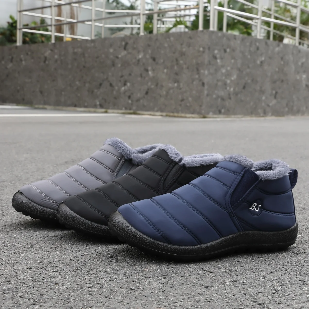 Herren-Slip-On-Stiefeletten: stilvolle, bequeme Winterstiefeletten, die warm, trendig, klassisch und vielseitig sind. – Detail 17