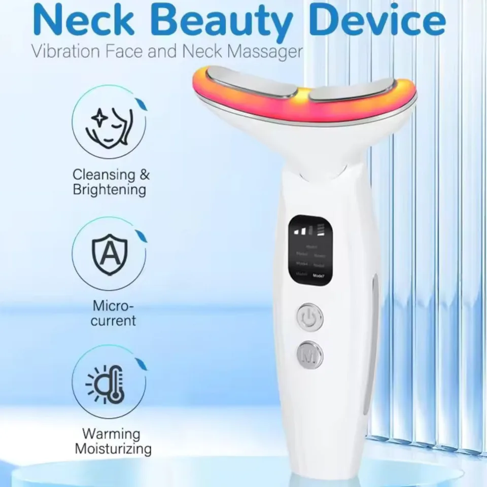 Neck Lifting Beauty Device Anti-aging Anti Wrinkle Facial Massager Multifunction Neck Tightening Device Firming Face Lifting