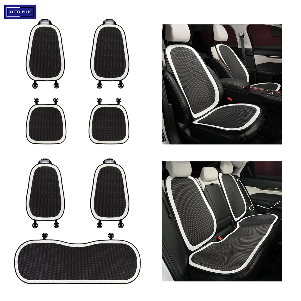 

Breathable Airmesh Car Seat Cushion Fashion Style Car Seat Covers Full Season Seat Protector Universal Fit Most Car Suv Truck