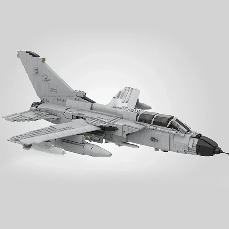 Moc Bouwstenen Militair Model Panavia Tornado Ecr Jager Technologie Modulaire Blokken Geschenken Kerstspeelgoed Diy Sets Assemblage