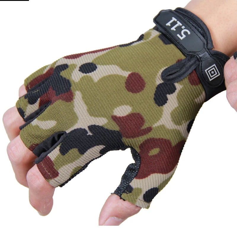 

Bike Fitness Half Finger Gloves Men's Summer Driving Breathable Tactics Sun Protection Yoga Women's Open Finger Fingerless Thin